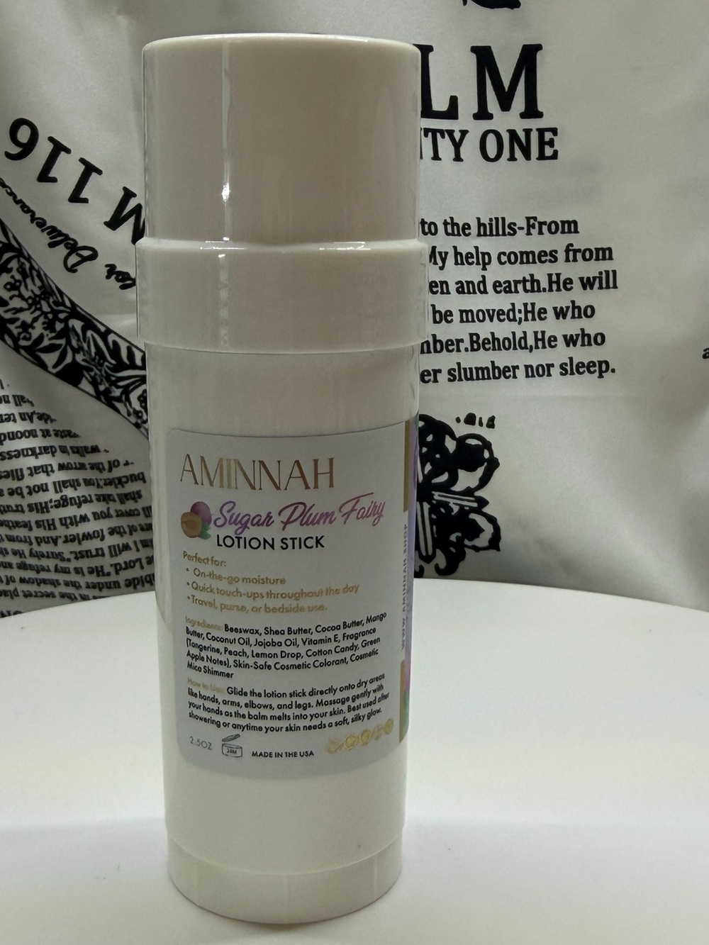 New Aminnah Sugar Plum Fairy Lotion Stick